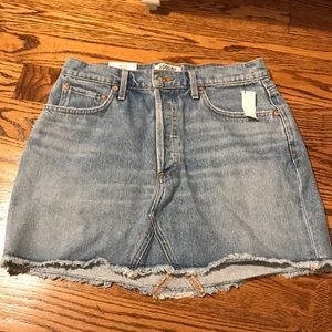 NEW Agolde Jean skirt